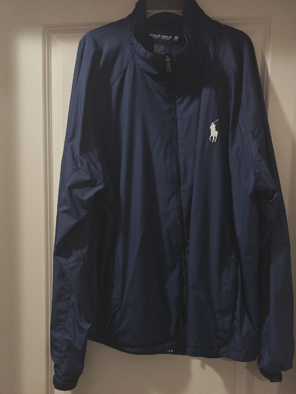 Polo by Ralph Lauren Navy Blue Zip Windbreaker